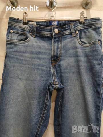 Jack & Jones размер 176 см./16 г. - дънки за тийнеджър/мъж, снимка 3 - Детски панталони и дънки - 52451434