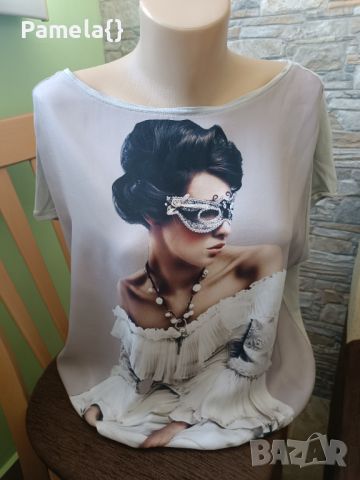 Ефирна блузка, снимка 1 - Туники - 46157861