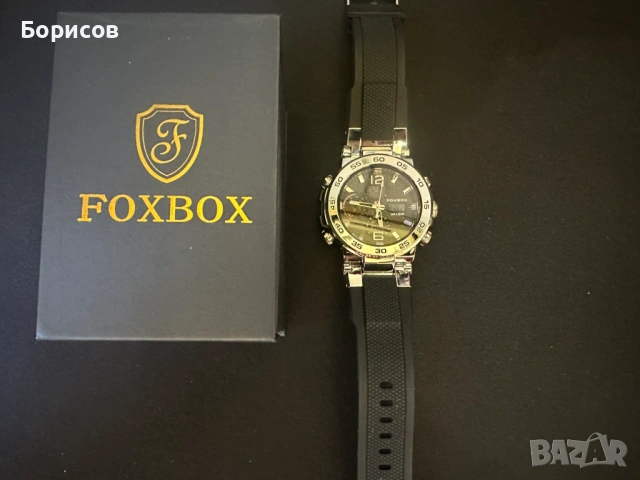 Мъжки спортен часовник FOXBOX – Удароустойчив + Стилна кутия, снимка 3 - Мъжки - 53486709