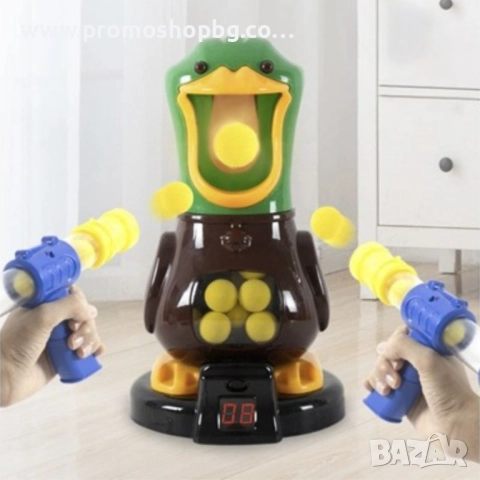 Игра "Стрелба по Пате - мишена" Kruzzel , Безопасни меки топчета, снимка 3 - Игри и пъзели - 52506530