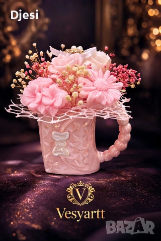 Букет със соеви свещи с декорация за Великден, снимка 7 - Ръчно изработени сувенири - 53820955