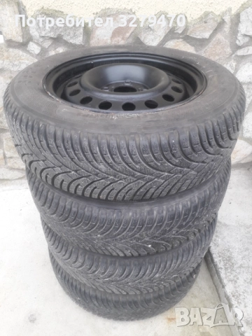 Продавам комплект 4 бр. джанти с гуми за Рено 175/65/14