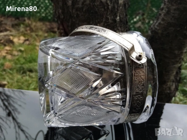 Българска кристална ледарка, снимка 5 - Антикварни и старинни предмети - 53488453