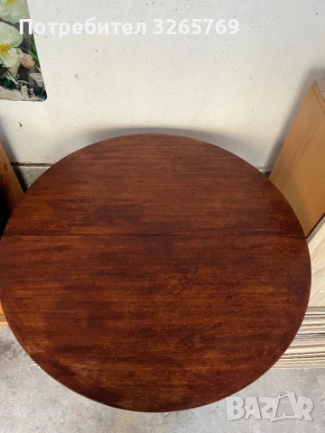 Кръгла маса разстегателна, снимка 4 - Маси - 53987889