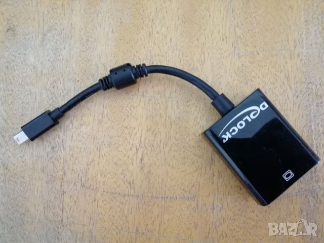 Адаптер mini DisplayPort 1.2 към VGA, снимка 1 - Кабели и адаптери - 46675299