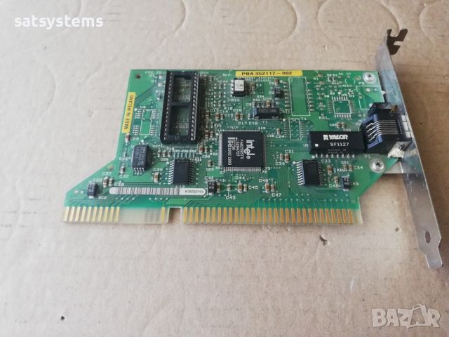 Intel Pro FA82595TX 10Mbps Network Adapter Card 16-bit ISA, снимка 5 - Мрежови адаптери - 46409343