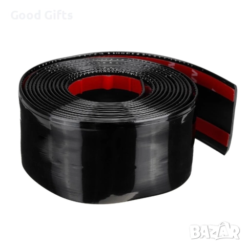 Декоративна лайсна за автомобил – черна, 5 см x 2.5 м, снимка 2 - Аксесоари и консумативи - 52131160