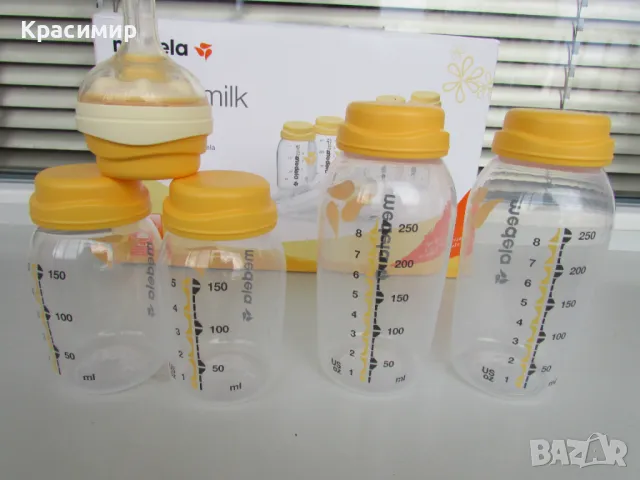 Комплект шишета за кърма Medela Breastmilk Store & Feed Set, снимка 13 - Прибори, съдове, шишета и биберони - 47068968