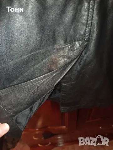 Ново Мъжко Зимно Яке Изцяло от Естествена Кожа XL , снимка 2 - Якета - 52792943