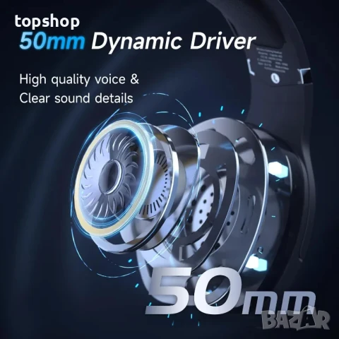 НОВИ безжични слушалки Captain 400 2.4GHz USB C Wireless Bluetooth 5.2, 60H, снимка 8 - Bluetooth слушалки - 50542383