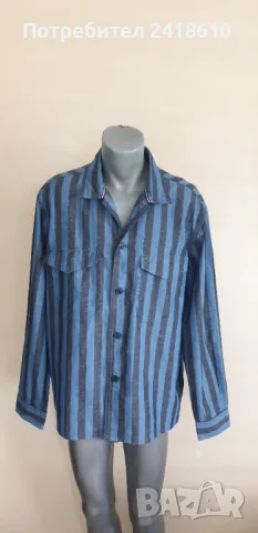 Tommy Hilfiger Cotton / Linen Regular Fit Mens Size L НОВО!  Лен ОРИГИНАЛ! Мъжка Ленена Риза!, снимка 2 - Ризи - 49859384
