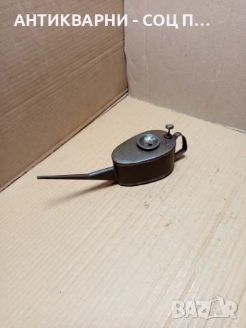 Соц Стара Метална Масльонка За Машини Техника. НОМЕР 593., снимка 2 - Антикварни и старинни предмети - 53387182