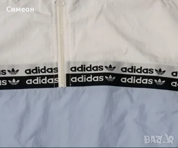 Adidas Originals Woven Jacket оригинално дамско яке L Адидас спорт горнище, снимка 3 - Якета - 48613246