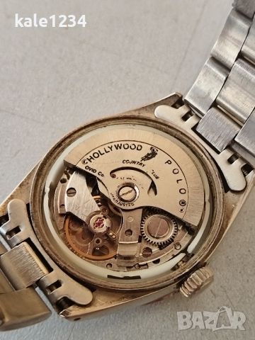 Часовник Hollywood Polo Club. Automatic. Swiss made. Самонавиващ механизъм. Автоматик. Швейцарски , снимка 8 - Мъжки - 46277987