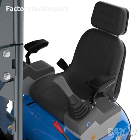 Мини багер RIPPA R13 PRO – KUBOTA (3 цилиндъра)– 1.2 т | 120° завъртане на стрелата, снимка 13 - Индустриална техника - 52720274