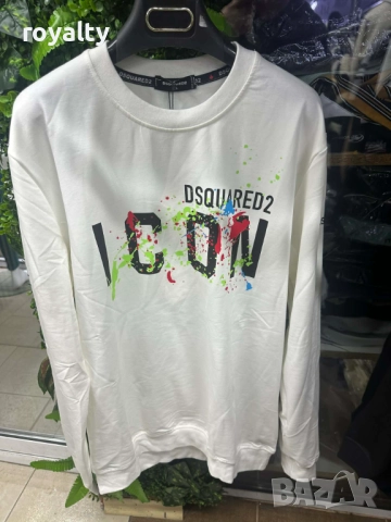 DSQUARED2 Бяла Мъжка Блуза 