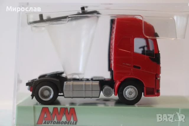 AWM H0 1/87 VOLVO ВЛЕКАЧ КАМИОН МОДЕЛ ТИР ЧЕРВЕН, снимка 5 - Колекции - 50784292