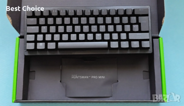 Геймърска клавиатура Razer Huntsman V3 Pro Mini, снимка 4 - Клавиатури и мишки - 52765997