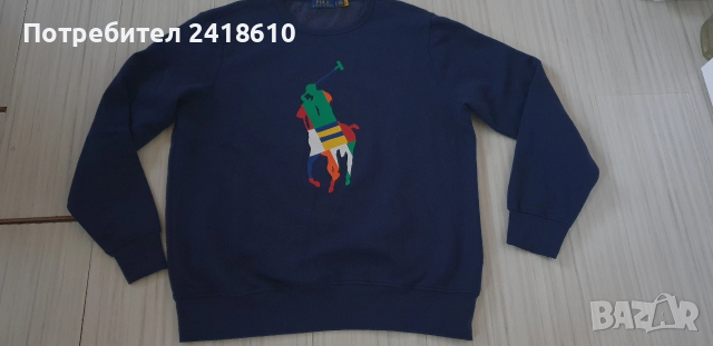 POLO Ralph Lauren Cotton Mens Size L ОРИГИНАЛ! Мъжка Блуза - Суитшърт !, снимка 15 - Блузи - 54127307