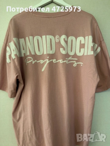 Розова Oversize тениска р-р L, снимка 3 - Тениски - 53482645