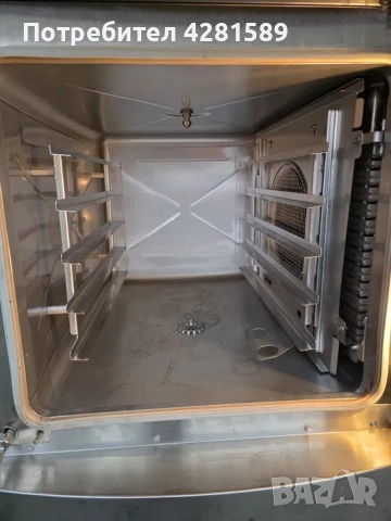 Немски конвектомат Wiesheu Dibas 64 с шапка/пароуловител,стойка за тави и втасвател, снимка 6 - Други машини и части - 53657183