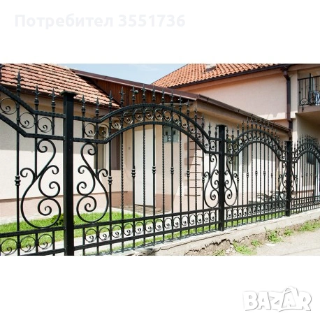 Огради,парапети, портали,навеси, гаражи и други  от ковано,гладко желязо и ламели , снимка 8 - Гаражни врати - 53721056