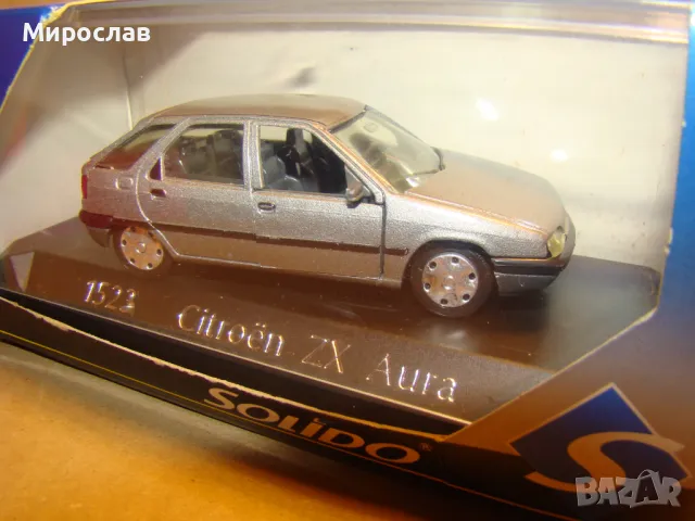 1:43 SOLIDO CITROEN ZX КОЛИЧКА ИГРАЧКА МОДЕЛ, снимка 4 - Колекции - 48750397