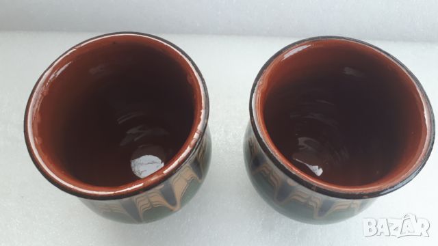 Две глинени чашки, снимка 3 - Чаши - 45083597