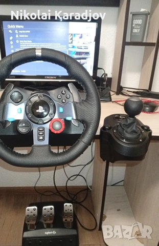 Logitech g29 волан, снимка 2 - Аксесоари - 53725989