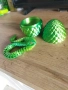 3D принтирана змия в яйце, снимка 3