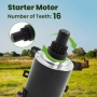 Стартер maXpeedingrods 12V 16 зъба 35763 36680 за Tecumseh OHV OHSK OVM OVXL TVXL НОВ, снимка 5
