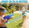 Нов Воден пистолет 600 мл супер соукър 8-10 м за деца и възрастни игра, снимка 2