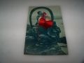 Стара романтична картичка с мартеница 1935г., снимка 1 - Филателия - 45083563
