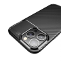 Apple iPhone 13 Pro Max Удароустойчив Carbon Fiber Калъф и Протектор, снимка 6