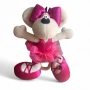 Винтидж плюшена играчка Diddl Diddlina Балерина Мишка Thomas Goletz Depesche, снимка 1