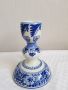 Стар порцеланов свещник с подпис Royal Delft, снимка 5