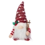 Светеща коледна играчка – Декорация с LED осветление и плетена шапка, снимка 9