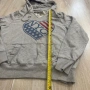 Дамски суитшърт Tommy Hilfiger с качулка и USA знаме сърце , размер M, сив., снимка 2