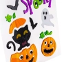 Halloween / Хелоуин самозалепващи стикери за стъкло с тикви, котка и призрак_1237416, снимка 2