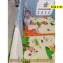 Сгъваема детска подложка за игра, топлоизолираща 180x200x1cm - Жираф и влак с животни - КОД 4139, снимка 15