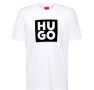 Hugo Boss бяла тениска мъжка , снимка 1 - Тениски - 45587099