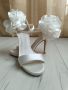 Официални сватбени обувки на висок ток р37, снимка 2