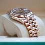 Rolex Day-Date 40mm President Rose Gold Chocolate Dial Diagonal Motif Различни Варианти, снимка 6