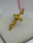 Употребяван 18К златен синджир и 18К златен кръст, снимка 4