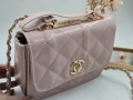 Ch🅰️nel Нова Розова Дамска Кожена Чанта Ш🅰️нел , снимка 2
