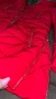 Прекрасно яке на Motivi с топла подвижна качулка в красив червен цвят, снимка 5