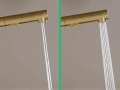 Brush gold смесител за кухня с изтегляща глава, 2 режима на струя - 3010, снимка 11