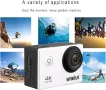 WIMIUS Q1 4K екшън камера Wifi Ultra HD 16MP Водоустойчива спортна камера 2.0'' 170°, снимка 4