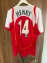 2004-05 Arsenal Home Shirt Henry #14 - (L), снимка 2