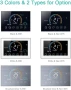 Смарт термостат MOES BHT-8000 GB, Програмируем терморегулатор Tuya WIFI 16A За подово отопление, бял, снимка 5